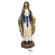 Mya 49cm Saint Benedict Retro Rosary Bead Catholic Necklace Mystery Bead Necklace Cuboid Prayer for 