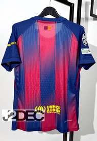 ใหม่ล่าสุด!! เสื้อกีฬาฟุตบอล บาsซ่า Home ชุดเหย้า [ PLAYER ] เกรดนักเตะ 2025/26 ฟลูออฟชั่น UCL ชื่อน