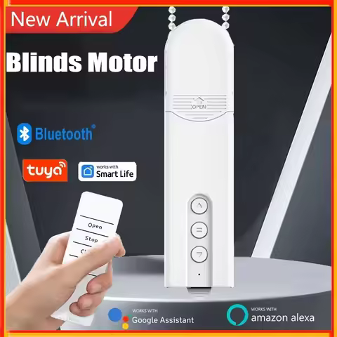 Tuya Motorized Chain Roller Blinds Bluetooth Remote Voice Control Shade Roller shutter Drive Motor F