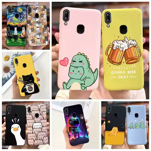 For Vivo Y91 Y91i Case 1816 1817 1820 1811 Cute Fashion Cartoon Phone Cover Case For Vivo Y91i Y 91 