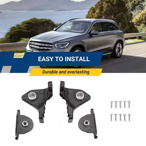 1Pair L+R Front Headlight Repair Mount RS Bracket Kits For Mercedes-Benz GLC-Class X253 2015-2019 A2