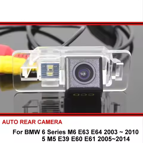 For BMW 6 M6 E63 E64 / 5 M5 E39 E60 E61 Waterproof HD CCD Car Parking Reverse Rearview Backup Rear V