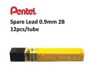 Pentel Hi-Polymer Lead 0.9mm )(12tube)/ Pentel 0.9 Lead Refill / Pencil Lead 0.9mm 2B~12tube