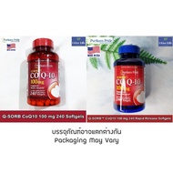 โคคิวเทน Q-SORB™ CoQ10 100 mg 30 60 120 or 240 Rapid Release Softgels - Puritans Pride Q10 คิวเทน โค