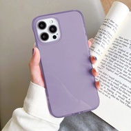 🔥ส่งจากไทย🔥โปร่งใสสีลูกกวาด เคส for IPhone 11 13 15 12 14 Pro Max XR 6 7 8 Plus X XS Max SE2 SE3 Ult