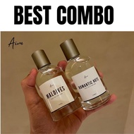 (BEST COMBO) AIM ROMANTIC + MALDIVES High Quality Perfume Pen Women Men Unisex Parfum Perfum Minyak 