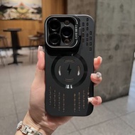 [冰感散熱]適用蘋果16手機殼磁吸iphone16promax超薄防摔15pro簡約14保護套13全包軟殼16plus高級12-黑色 iPhone 12