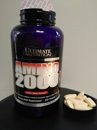 (Bonus Botol) Ultimate Nutrition Amino 2000 2002 30 Tabs (Eceran)
