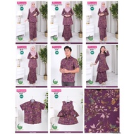 [DHIA] RAYA2024 Dark Purple 1172 - Baju Kurung Sedondon Ibu dan Anak| Baju Kurung Moden| Kedah|Riau| Mini by Dhia Cotton