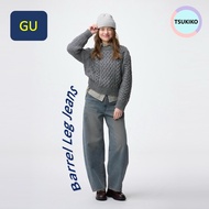 GU Barrel leg jeans /