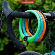 SMARTSIMPLE Motorcycle Bicycle Bike Lock Combination Code 4 Digit Password Padlock Anti-theft Passwo