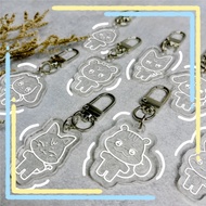 GANTUNGAN Ateez ANITEEZ Mini Keychain | Clear Acrylic | Keychain
