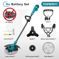 เครื่องมือเครื่องโกนหนวดไร้สายหญ้าเครื่องตัดหญ้าไม่แปรงถ่านไฟฟ้า10นิ้วเครื่องตัดแต่งสวนไฟฟ้าสำหรับแบ