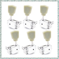 [h5bl3j6wj.ph] 6Pcs Vintage Style Guitar Tuning Pegs Tuners 3L3R Compatible with Guitar Parts