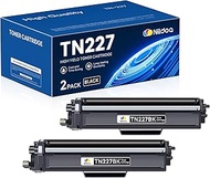 TN227 TN227BK High Yield Black Toner Cartridge 2 Pack Replacement for Brother TN-227 TN-227BK TN223B