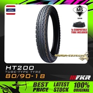 TAYAR KOMBO FKR TYRE EPSILON HT200 80/90-18 WITH FKR TUBE