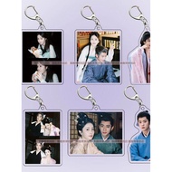 TV Drama Moli Yeli Merchandise Keychain Bai Lu Chenglei Acrylic Pendant Student Schoolbag Ornaments 
