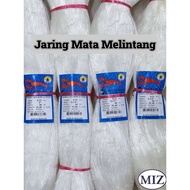 033 x 6" 6 1/4" 6 1/2" 6 3/4" x 40MD x 91.4MTR Mata Melintang FishingNet Jaring Tangsi Pukat Ikan Pa