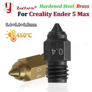 For Creality Ender 5 Max Hotend Nozzle Brass Hardened Steel Nozzle 0.4mm 0.6mm 0.8mm for 3d printer 