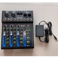 มิกเซอร์ 4ช่อง Live Mixing Studio Audio Sound Mixer Console USB ฺBLUETOOTH รุ่นA-ONE F-4 BT USB