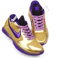 Dây Giày Ký Tên Kobe Hall of Fame Purple Gold Lakers Five-Time Champions Signature Black Mamba Venom