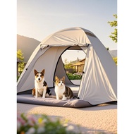 Outdoor Tent for Outdoor Hiking Easy Building Rainproof Sunscreen 2 People Camping, Double Four Seas