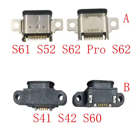 1-10Pcs Charging Dock Port USB Charger Plug Connector Jack Type C Conatct For Caterpillar Cat S41 S4