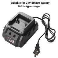 Premium Charger Makita Lithium Bor 21V Charger Adaptor Casan Cas Baterai Cordless Nagawa Bor Impact 