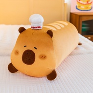 New Baguette Capybara Plush Toy Long Cylinder Pillow Capybara Baguette Bread Pillow Doll