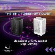 Deepcool CH270 Digital Black White PC Desktop Computer Case Chassis