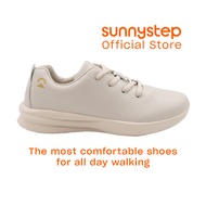 Sunnystep - Balance Space Runner - Cream - Most Comfortable Walking Shoes