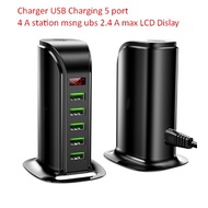 USB Charging Charger 5 port 4 A station msng ubs 2.4 A max LCD Dislay
