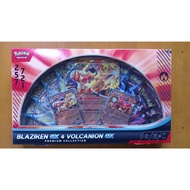 Blaziken ex & Volcanion ex Premium Collection Box Pokemon TCG Standard English Sealed