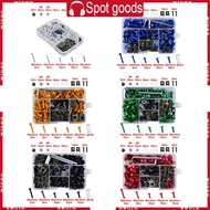 WIN 177Pcs Fairing Bolt Kit CNC Alloy M5 M6 Fasteners Fits for Aprilia for fo