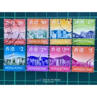 Hong Kong stamps. Hong Kong skyline,1997