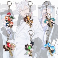 Twisted-Wonderland Lars Riedel Dire Crowley Trey Anime Cute Acrylic Figure keychain Keyring Decorati