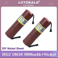 LiitoKala Original Battery 18650 HG2 3000mAh 20A (1 pcs)