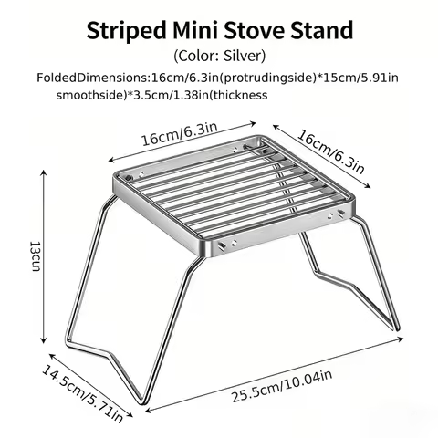 Portable Outdoor Folding BBQ Grill / Stove Stand / Mini Cookware Stand / Picnic Grill Plate / BBQ Gr