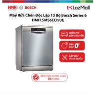 Máy Rửa Chén Độc Lập 13 Bộ Bosch SMS6ECI93E Series 6 Home Connect Chính Hãng - Bảo Hành 36 Tháng - M