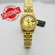 Roscani Gold Ladies / Roscani Perempuan / Warna gold / Sapphire/ Small Size