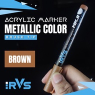 RVS marker - acrylic marker metallic - gundam marker - brown metallic