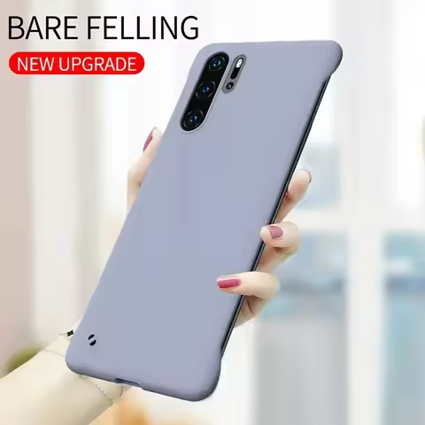 Slim Hard PC Frameless Phone Case for Honor V40 V30 Pro X50 X40 X30 X10 Max X40i 8X 9X X50i 20i X30i