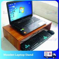 BEST4U Wooden Laptop Stand For Desk | Notebook Holder | Desktop Stand | Printer Stand | TV Stand