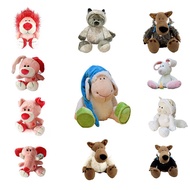 NICI Plushie Jolly Logan Sheep Wolf Plush Toys Soft Animal Sleepy Goat Stuffed Doll Gifts