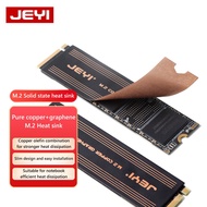 JEYI M2-CG SSD Heat Sink Dual-Layer Graene Heat Copper Cooler Radiator for Laptop PC NVMe NGFF 2280 Drive for PS5 Game C