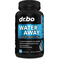 Water Away Pills Diuretics Retention 60 Capsules - Natural Herbal Diuretic Supplements for Stomach B