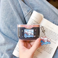 【Stock Ready】Cartoon Transparent Plastic Cover for SONY WF-1000xm3 Earphones Case