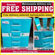 § ● ✤ zooey superstar dual cabinet 5layer drawer free ship metromanila