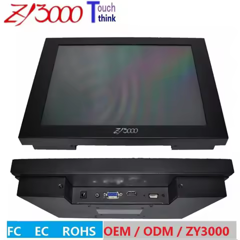 New Stock 17 inch 4:3 1280*1024 Lcd TFT Metal Case Open Frame Resistive Touch Screen Industrial Moni