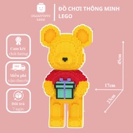 Lego Bearbrick Puzzle Model Embracing Gifts 45cm, Colorful Lego, As Gifts For Friends And Relatives On Occasions